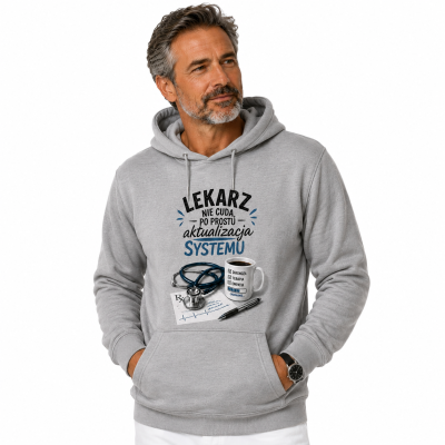 BLUZA Z KAPTUREM LEKARZ